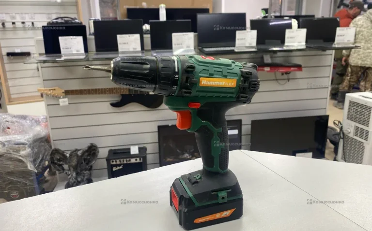 Дрель шуруповёрт HammerFlex ACD120Li