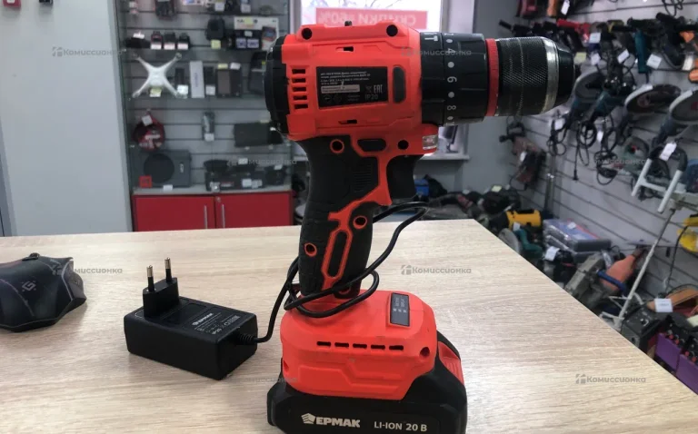 аккумуляторная дрель-шуруповерт Ермак ДША-20