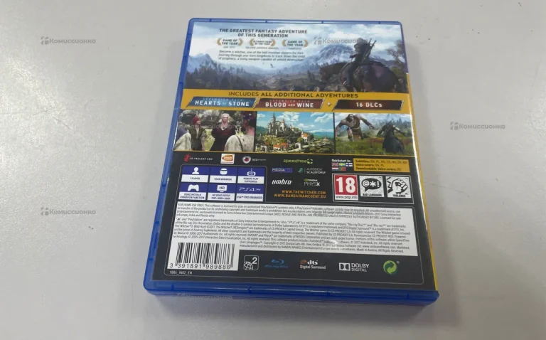ps4 the witcher wild 3 hunt диск ps4