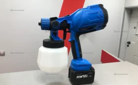 Купить Аккумуляторный краскопульт 5.0AH 18V б/у , в Самара Цена:1500рублей