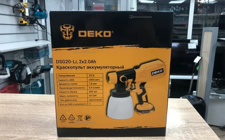 Аккумуляторный Краскопульт Deko DSG20