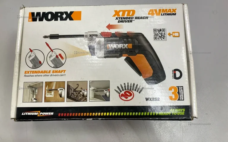 Аккумуляторная отвертка Worx WX252
