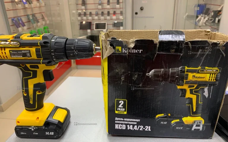Аккумуляторная дрель-шуруповерт Kolner KCD14,4/2-2