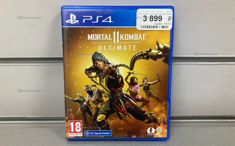 PS4. Диск Mortal Kombat 11
