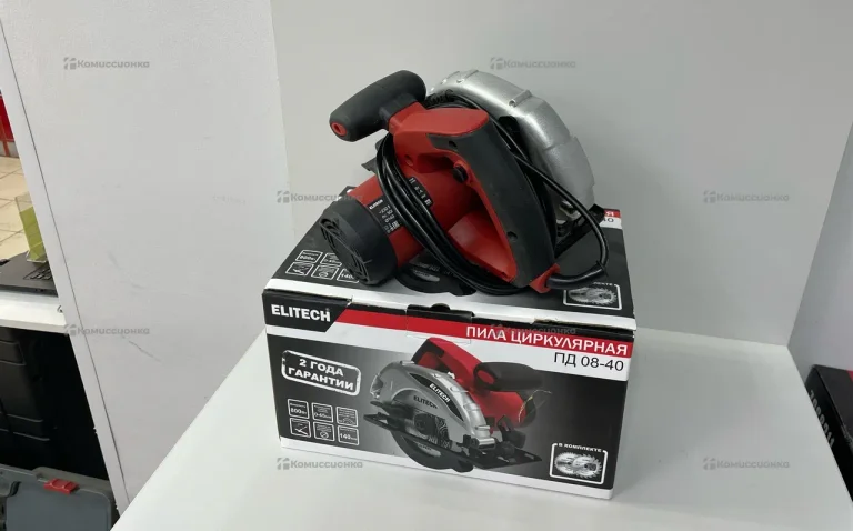 Пила циркулярная сетевая Elitech ПД 08-40