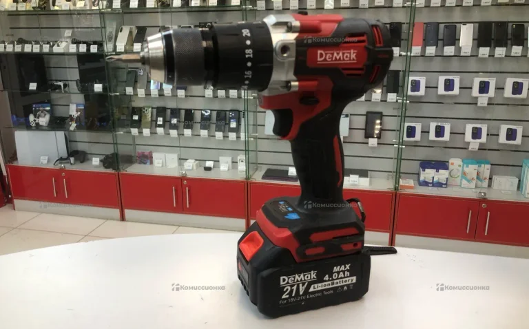 Аккумуляторная дрель-шуруповерт Demak bls 001