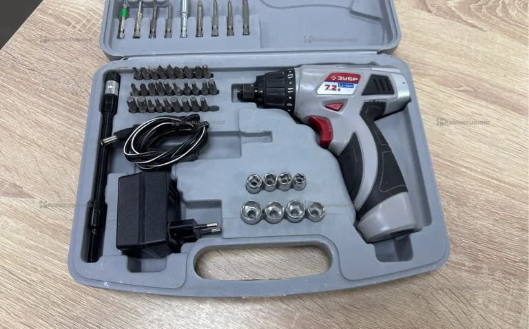 Аккумуляторный шурповерт Зубр ЗДА 7.2