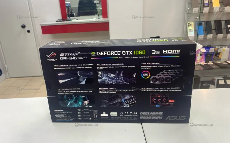 Видеокарта Asus Strix Gaming GTX 1060 6GB