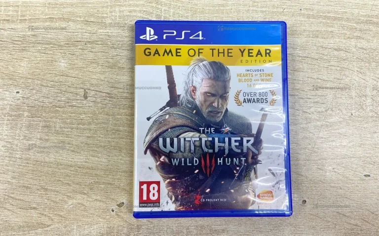 PS4. Диск PS4 The Witcher wild hunt 3
