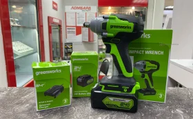 Купить Аккумуляторный гайковерт Greenworks GD24IW400 б/у , в Санкт-Петербург Цена:8900рублей
