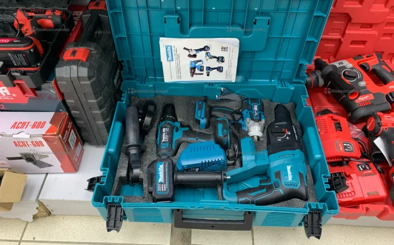 набор Makita 3в1 гайковерт, шуруповерт, перфоратор