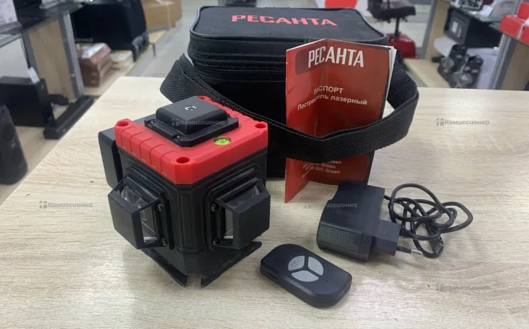 Лазерный уровень Ресанта ПЛ-3Х360ШС Green