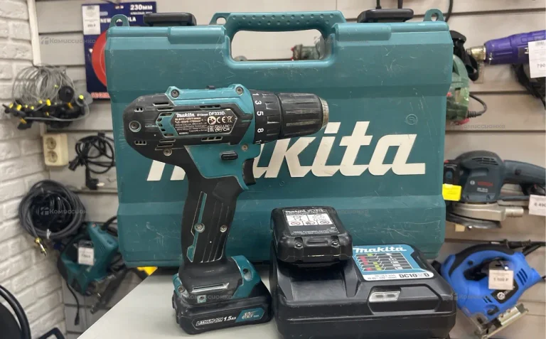 Аккумуляторный Дрель шруповерт makita DF333D