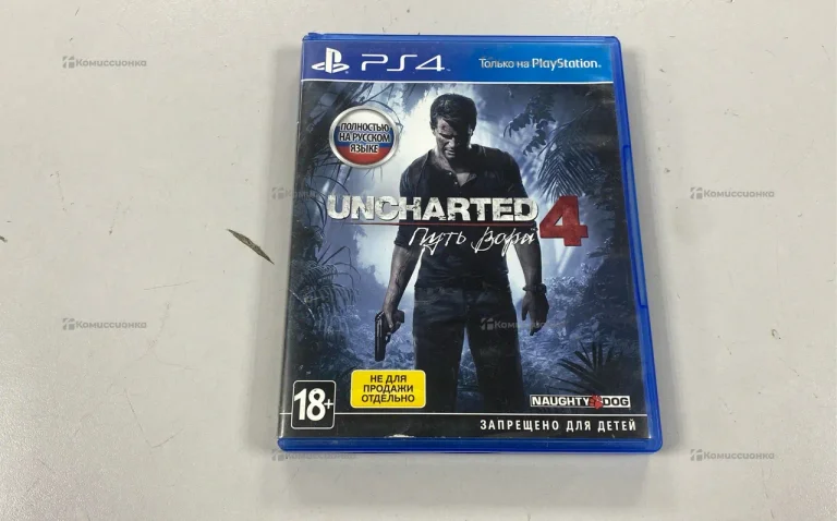 PS4. Диск Uncharted 4