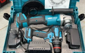 Набор 2в1 УШМ АКБ+Шуруповерт Makita