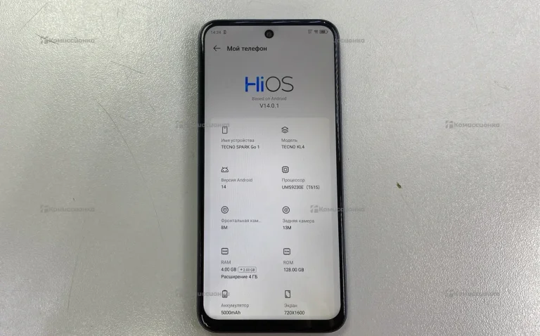 Tecno spark go 1 4/128