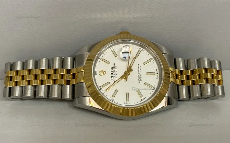 Часы Rolex DateJust Silver-Gold