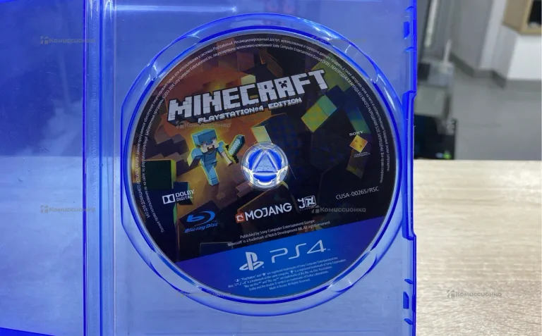 Ps4. Диск Minecraft