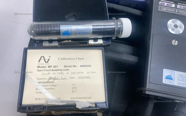 Шумомер Октава 100А + Акустический калибратор Защи