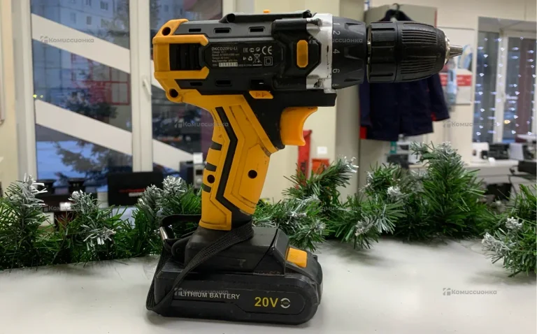 Аккумуляторная дрель-шуруповерт DEKO DKCD20FU-Li