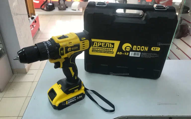 Аккумуляторная дрель-шуруповерт Edon AD-12..