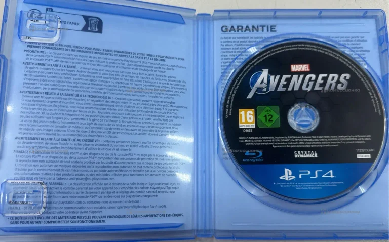 Sony диск PS4 Marvel Avengers