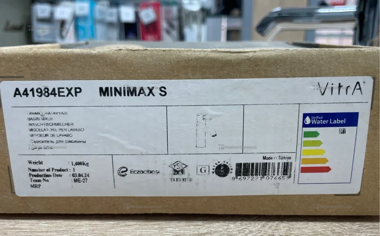 Смеситель VitrA A41984EXP MINIMAX S