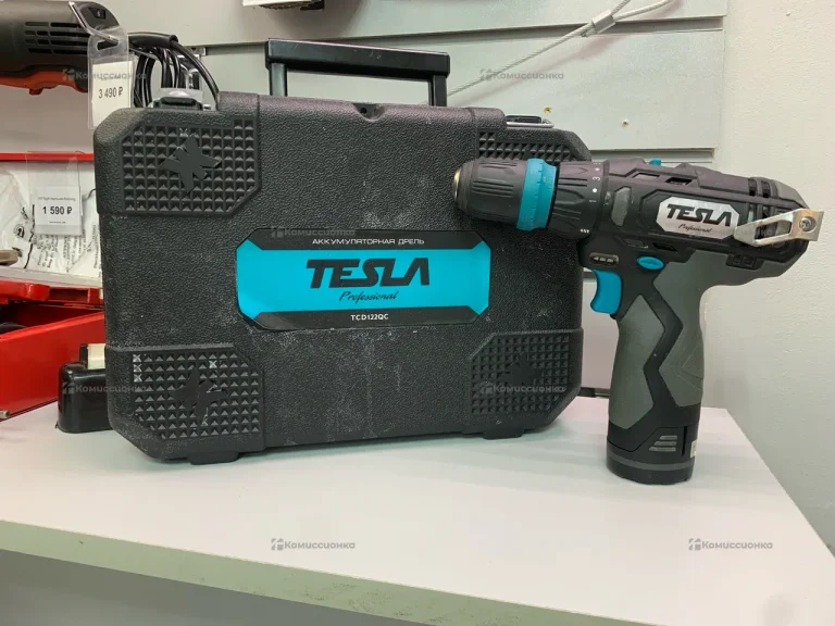 Дрель шуруповерт Tesla Tcd112qc