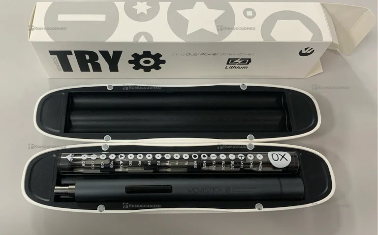 Отвертка электрическая Xiaomi Wowstick Screwdriver 1F+ TRY 20 in 1 Kit (черный)