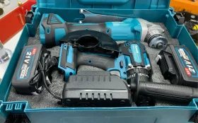 Набор Makita 2в1 (УШМ/Шуруповерт)21V 4Ah