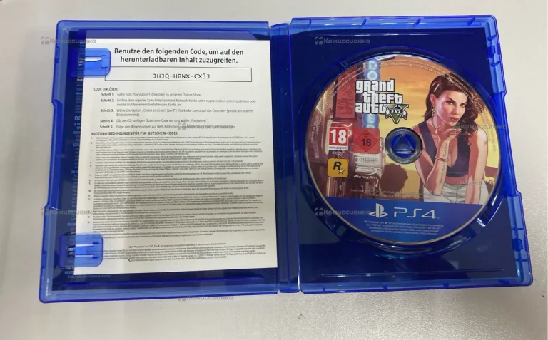 диск для PS4 GTA 5 диск для ps4