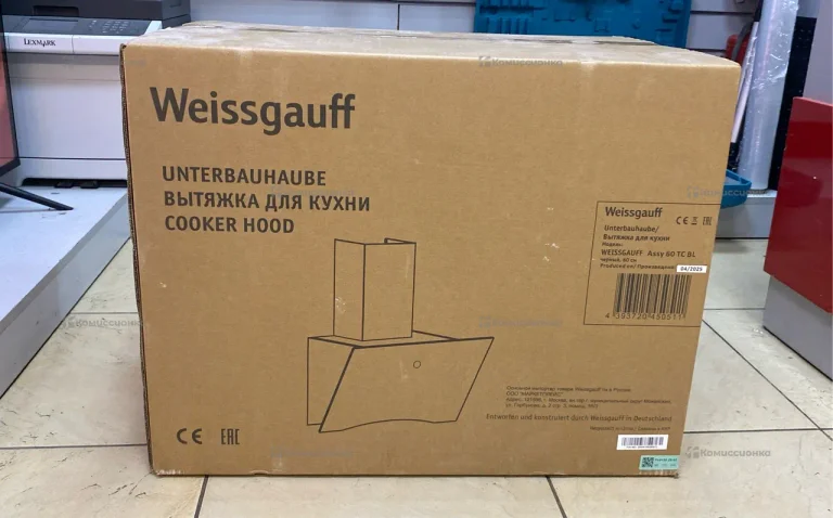 Вытяжка кухонная Weissgauff ASSY 60 TC BL