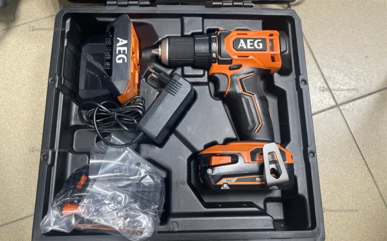 Аккумуляторная дрель-шуруповерт AEG BS18G4