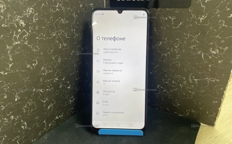 Realme note 50 4/64Гб