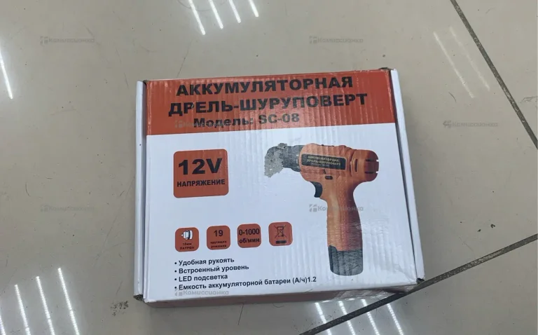 Аккумуляторная дрель-шуруповерт SC-08