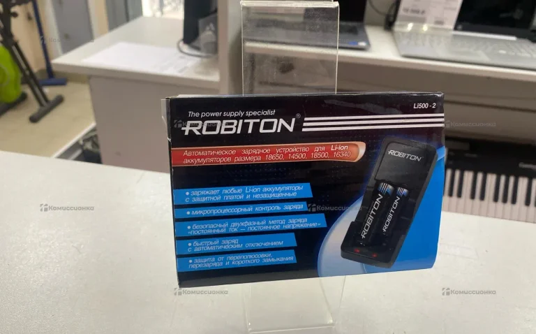 Зу Robiton Li500-2 для 18650,14500,18500 акб