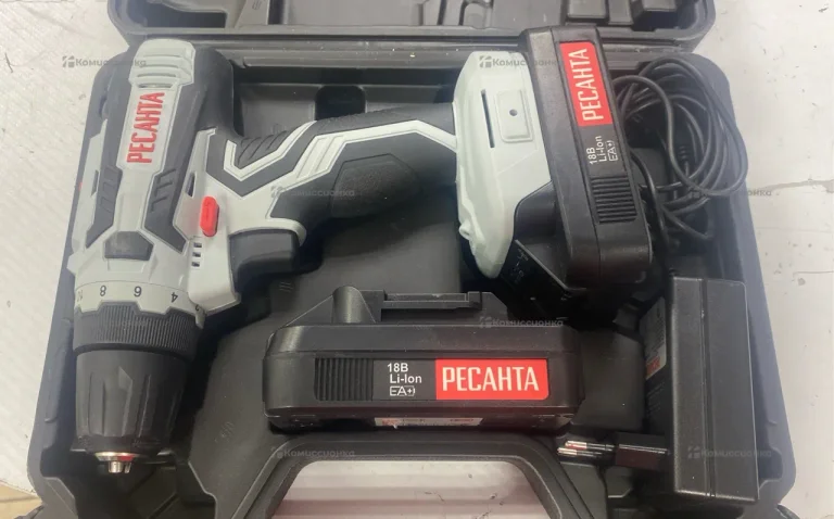 Аккумуляторная дрель-шуруповерт РЕСАНТА ДА-18-2ЛК