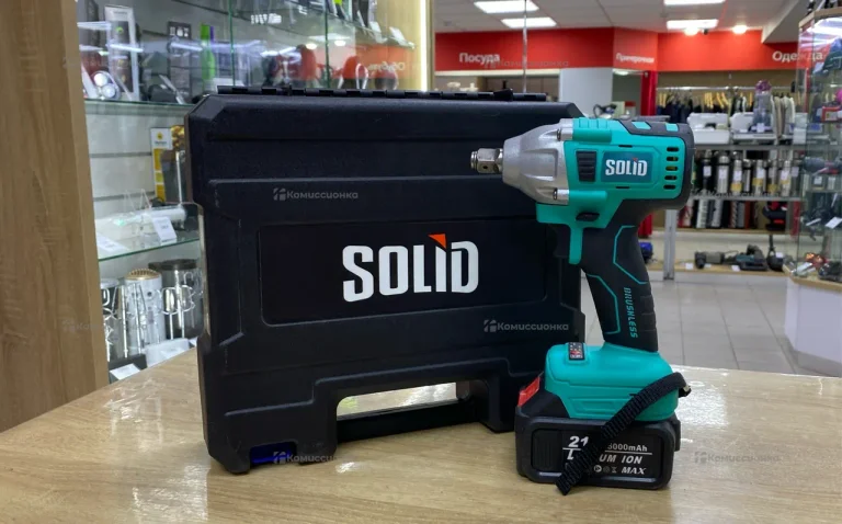 Гайковерт аккумуляторный Solid 21v