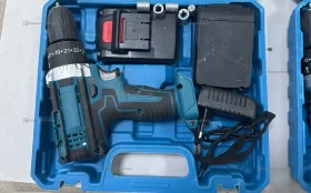 Дрель шуруповерт синяя С