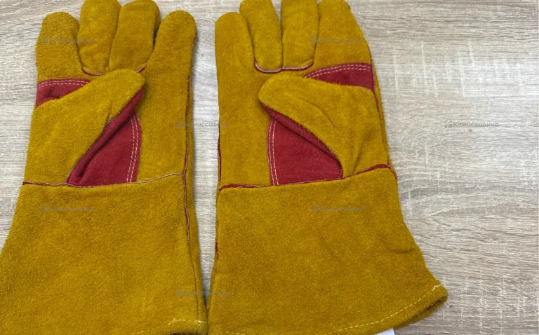 Перчатки сварочные оранжевые