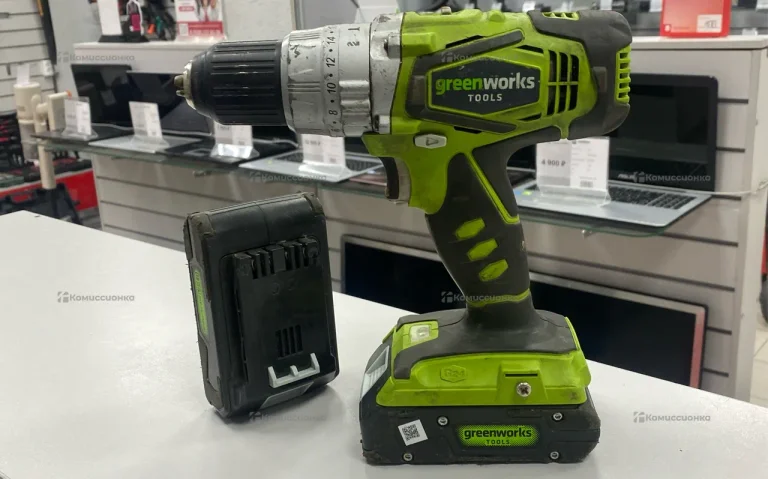 Дрель-шуруповерт greenworks GD24DD 0