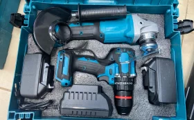 Набор 2в1 УШМ АКБ + Шуруповерт MAKITA