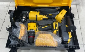 Набор 2 в 1 УШМ, Шуруповерт DeWalt реп.