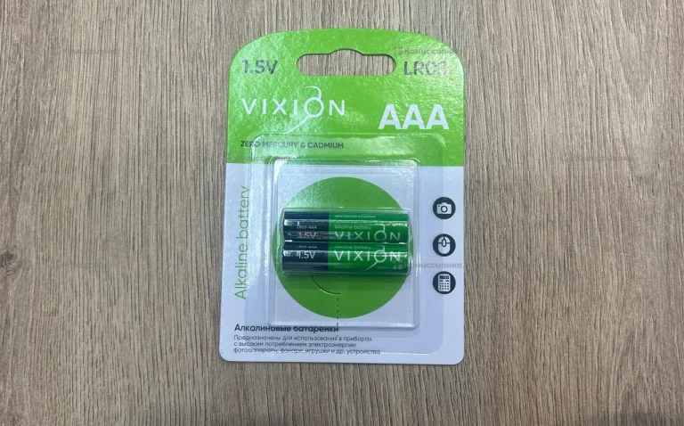 Батарейка (ААА) Алкалиновая Vixion LR03 Блистер 2шт (Z)