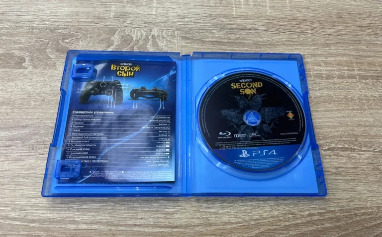 диск ps4 infamous second son