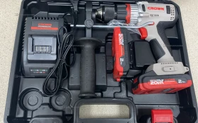 Аккумуляторный шуруповерт CROWN BL CT21090HMX-2 BMC