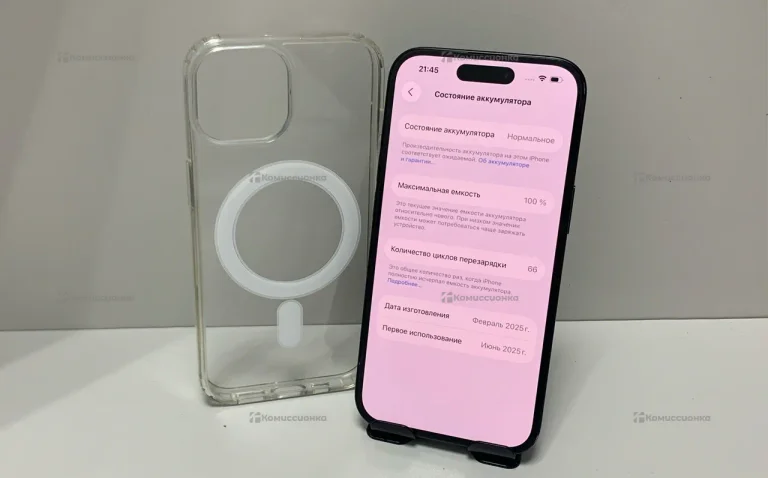 Apple iPhone 15 6/128 ГБ (АКБ 100,65 циклов)