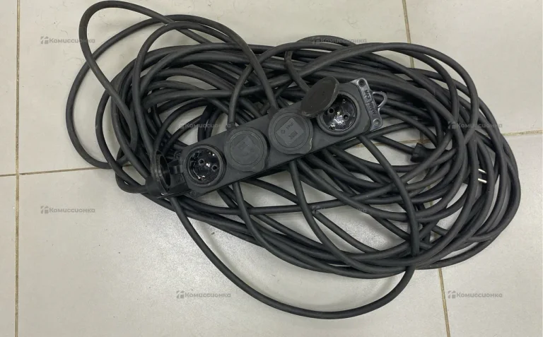 Строительный удлинитель 25 метров уличный на 4 роз