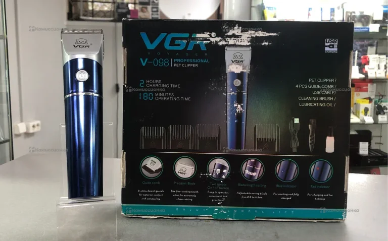 Машинка для стрижки животных vgr v-098