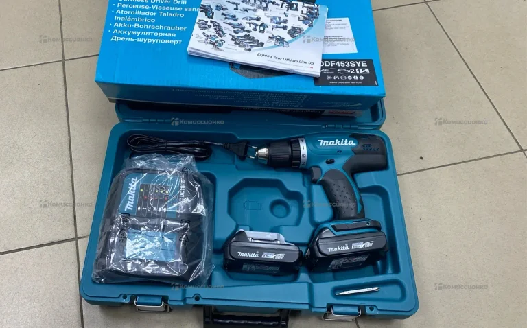 Дрель-шуруповерт makita DDF453SYE